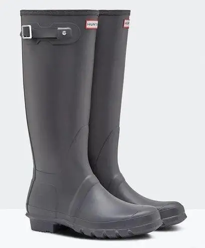 Hunter Original Tall Wellington Boots in Charcoal Grey NWOB Size 5 5.5 EU 36 Gray 84 From Kat
