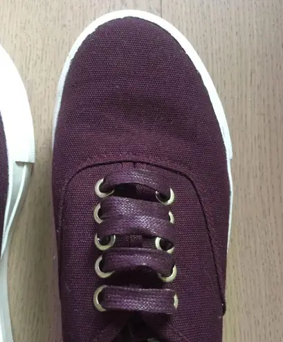 Eytys Mother Canvas Platform Sneakers wine/plum size EU37 / 23.5cm