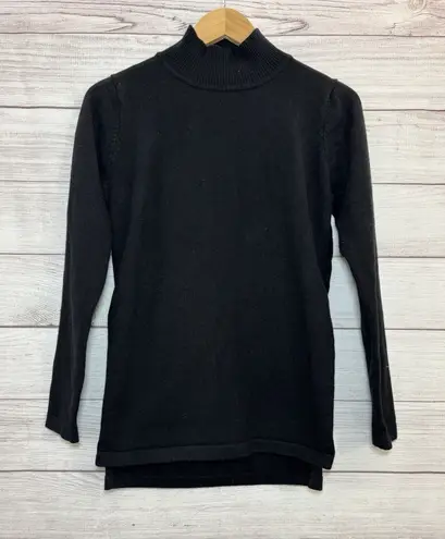 Lulus  Embrace the Season Black Color Block Turtleneck Sweater Size SMALL - Image 1