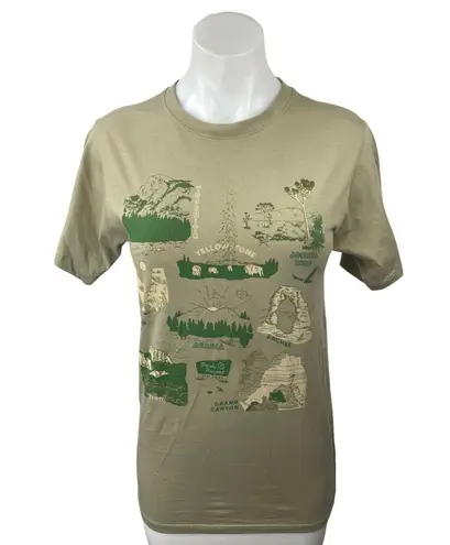 Parks Project Olive Green National Parks Graphic Print T Shirt Tee Top Size XS