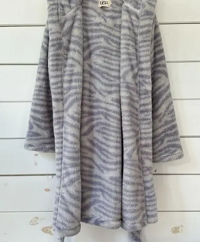 UGG  Aarti Cozy Robe Purple Zebra Large