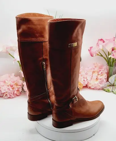 Coach  Micha Women Chestnut  Knee High Boot Sz 8.5 B