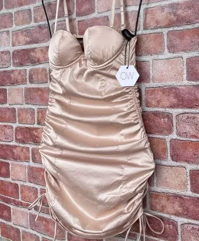 OW Intimates Freja Nude Dress size small Tan