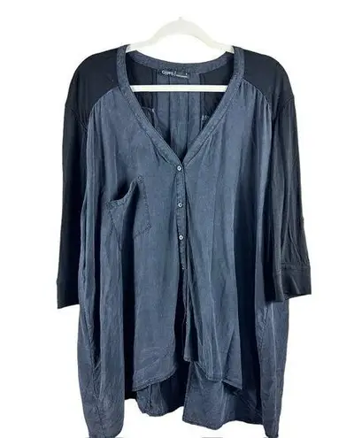 Gypsy Women's Black Long 1/4 Sleeve Top ( Small Defect)