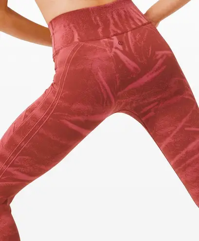 Lululemon Ebb To street Tight Washed Chianti