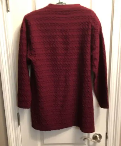 Vintage 80s Pullover from Fast Fashions of California Burgundy Size undefined