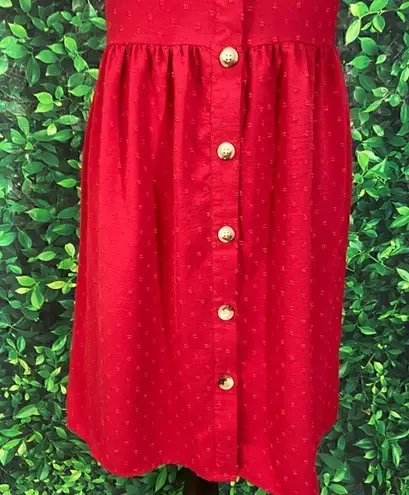 Red casual cute holidays dress plus size 0XL Red