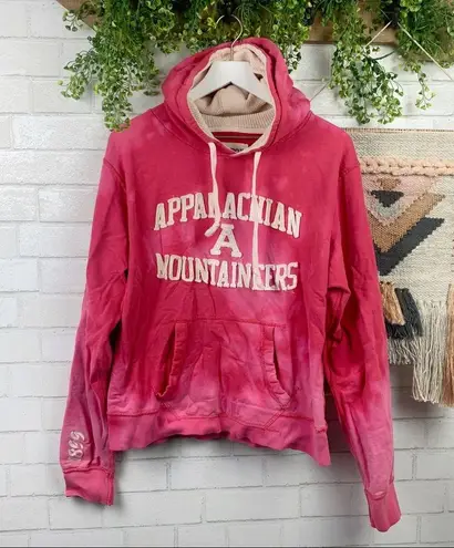Appalachian Mountaineers Custom Bleached Hoodie Size L
