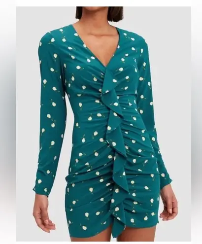 Intermix Blue Bodycon Long Sleeve Dress. D37