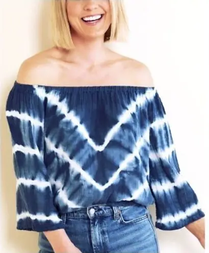 Michael Stars Tie Dye peasant top. New