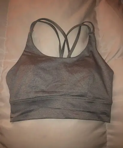 Athletic Works Gray Sports bra 