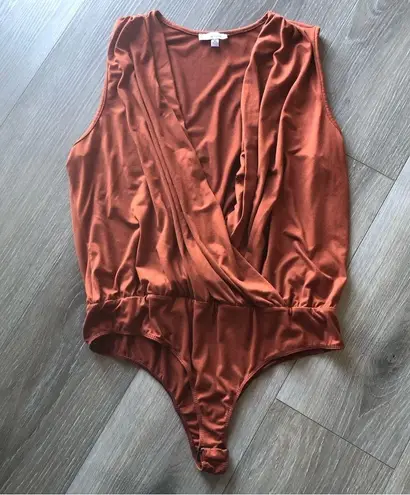 White Birch  Brown Bodysuit Size XL