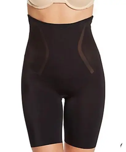Maidenform Firm Foundations Hi-Waist Thigh Slimmer DM5001 Black Size Medium