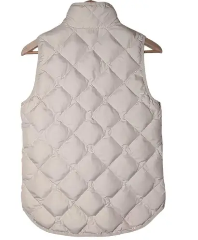 J.Crew Quilted Puffer Vest Womens XS Quiet Luxury Preppy Elevated Ski Gold