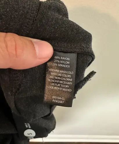 Betabrand - Dress Pant Yoga Pants Straight Leg Classic Charcoal Business Career