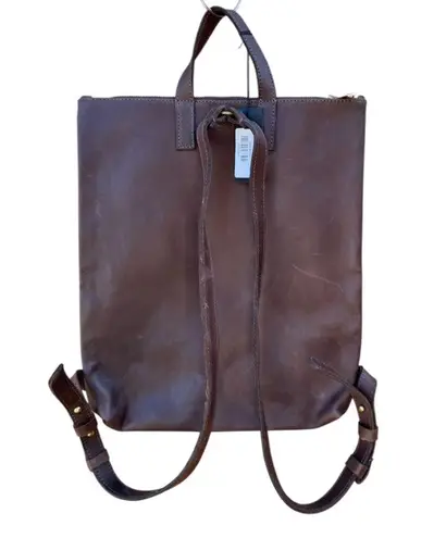 Parker Clay Miramar Leather Backpack Brown