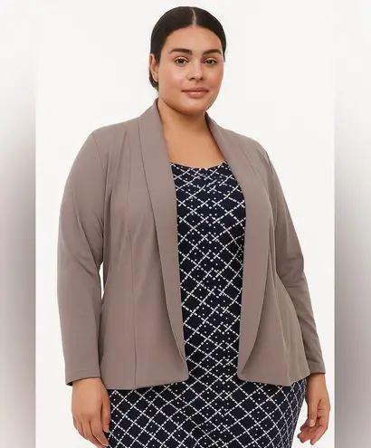 Premise Studio Taupe Plus Size Blazer