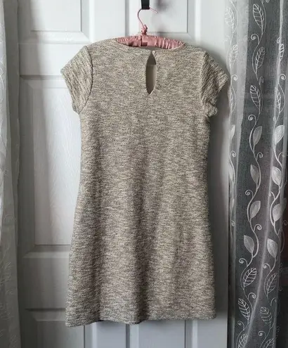 Banana Republic Factory Boucle metallic cotton blend Shift mini Dress, size 4