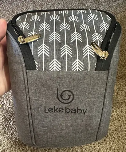 Lekebaby bottle/breastmilk cooler bag Gray Size OS