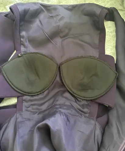 Jill Jill Stuart Purple side Cut Out Gown purple sleeveless maxi formal dress