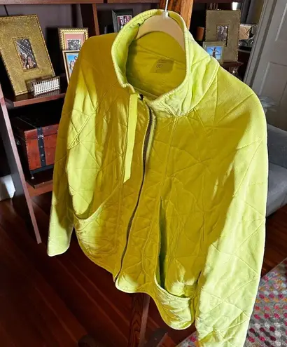 California Waves Callia souses lime Quilted Jacket