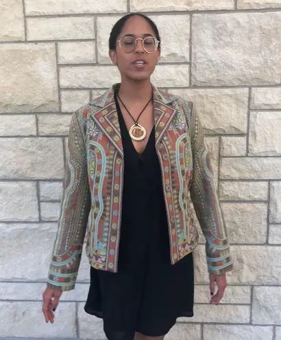 Coldwater Creek Embroidered Jacket