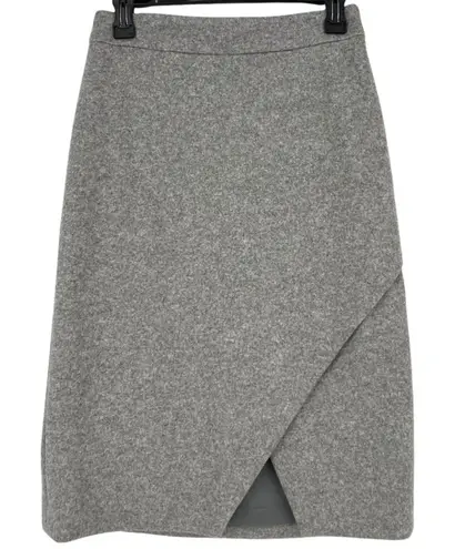 Classiques Entier Straight Wool Blend Tulip Hem Skirt Size 10