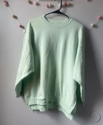 American Eagle  Jegging Fit Oversized Mint Sweatshirt