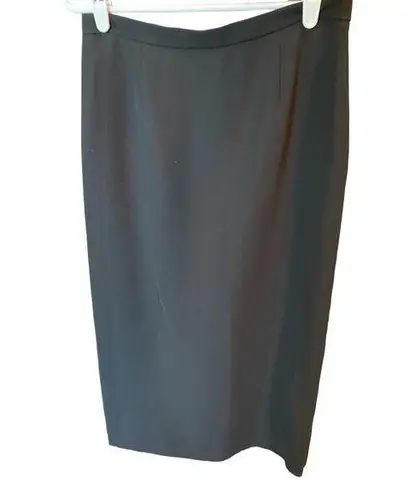 Petite Sophisticate Collectibles Black Midi Pencil Skirt size 10