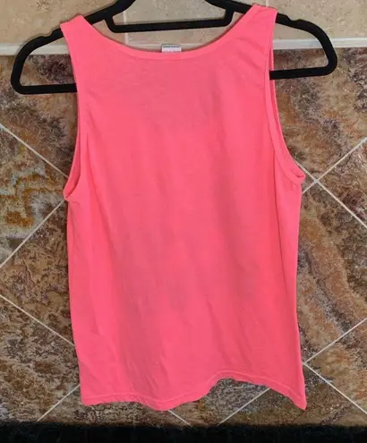 American Apparel Women's Hot Pink Alpha Phi Ivy Leaf Love Tank Top Size Medium