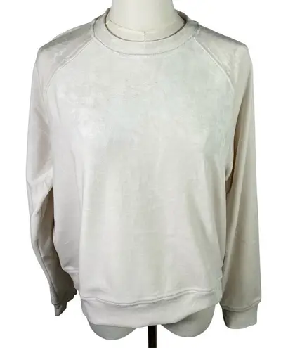 Lou & grey  Fluffy Marshmallow Velour Pullover Sweatshirt Women's Size S New‎ $68 - Image 1
