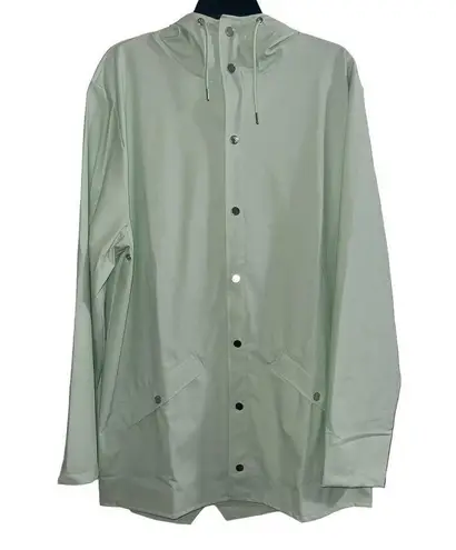 NWT! Rains Unisex Waterproof Jacket in Mineral