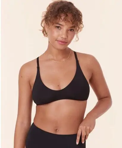 ANDIE x Faherity Swim The Valencia Bikini Top in Black Size XXL NWT