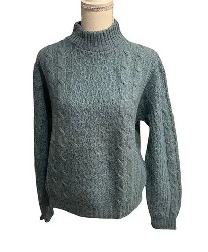 Towncraft VTG Plus 100% Worsted Wool Chunk Cable Knit Sweater