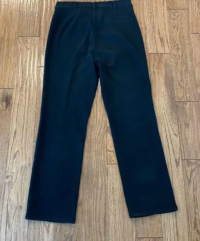 J. McLaughlin  black high rise slit front jeans size 8