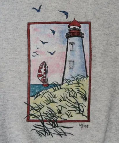 Tultex Vintage 90s Lighthouse Sweatshirt