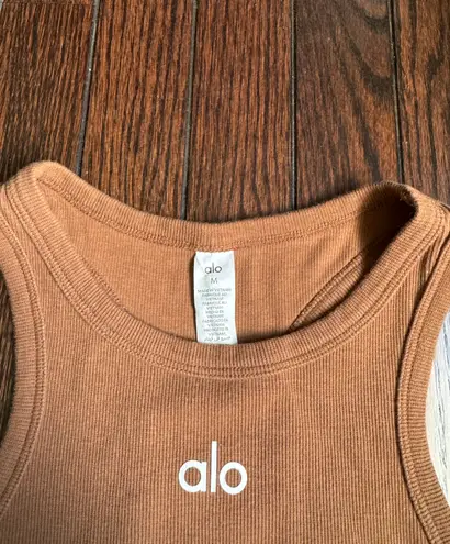 Alo Yoga Brown Tank Top