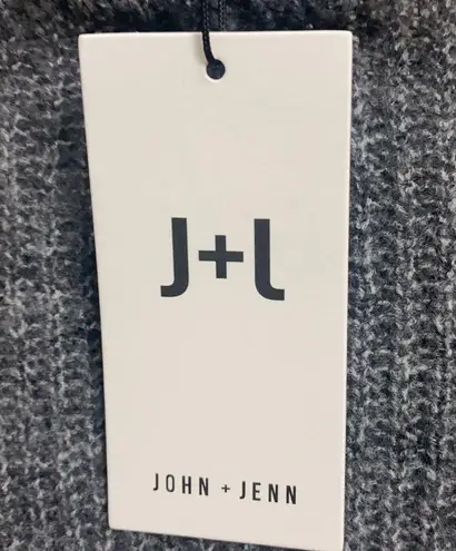 John + Jenn NWT  Varsity Stripe Mock Neck Sweater