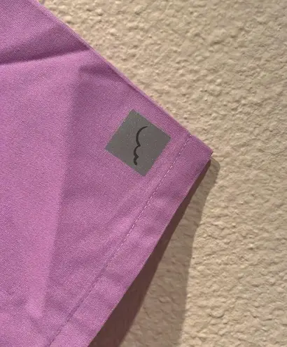 Uniform Advantage New Butter Soft 3X Orchid Purple Lavender Scrub Top Medic NWT