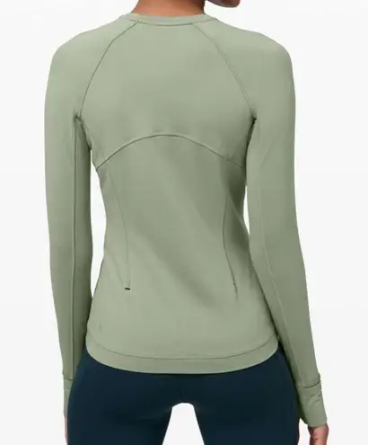 Lululemon  Runderful Long Sleeve Rulu *Brushed
Willow Green