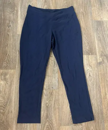 Boston Proper Beyond Travel Pants Women’s Large – Maritime Navy Stretch Pull-On