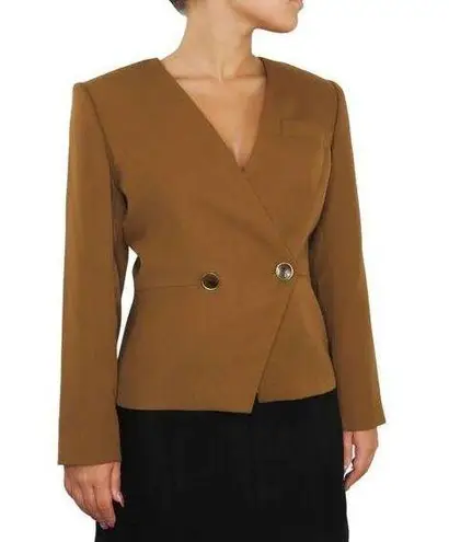 Stirling Cooper 1990s Vintage Blazer Copper Brown Formal Blazer Jacket Small