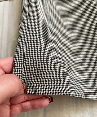 Kasper ASL Women’s Black and White Checkered Pencil Skirt Lined Size 8P