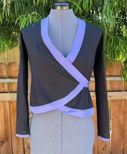 Anatomie Long Sleeve Wrap Top size XS