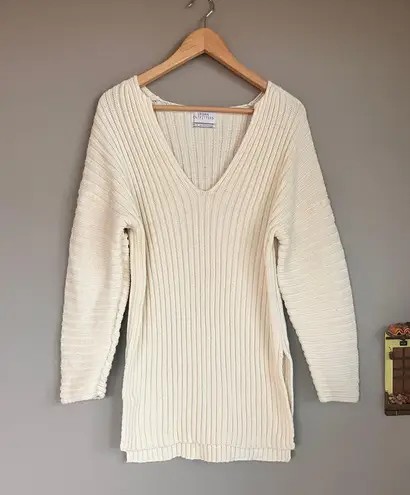 Urban Outfitters Cream Chunky Knit Oversize Sweater