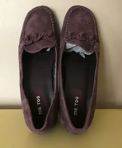 Me Too Suede Moccasin Heels