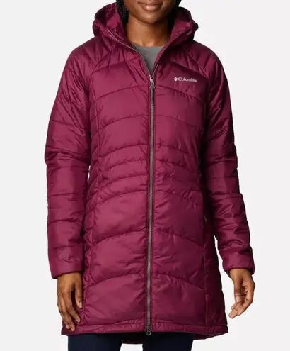 Columbia  XS Karis Gale Long Hooded Jacket Marionberry