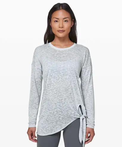 Lululemon Side Tie Long Sleeve Top