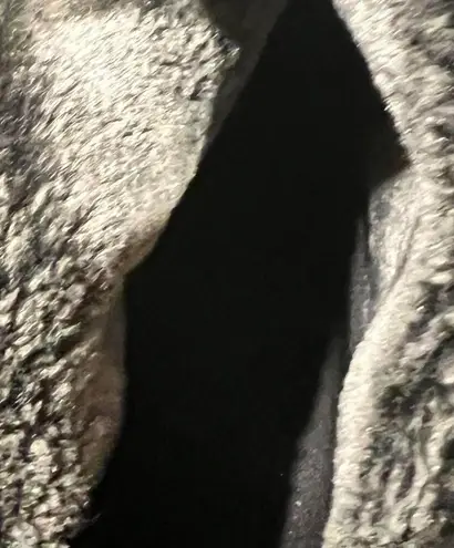 Aerosoles Women's Attorney Black Suede Mid Calf Boots Zipper Fur Lined Size 8