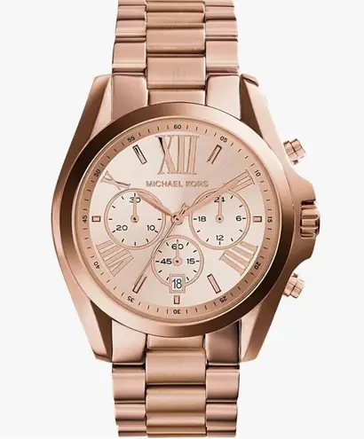 Michael Kors Bradshaw Rose Gold Toned Watch